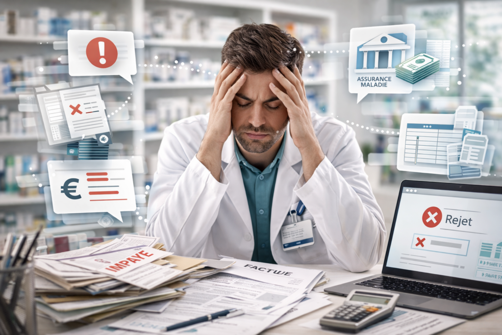 gestion tiers payant complexe professionnel de santé