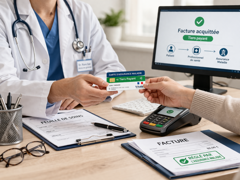 gestion tiers payant professionnels de santé